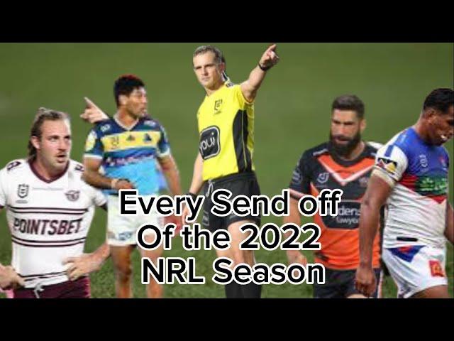 Every Send Off of the 2022 NRL season