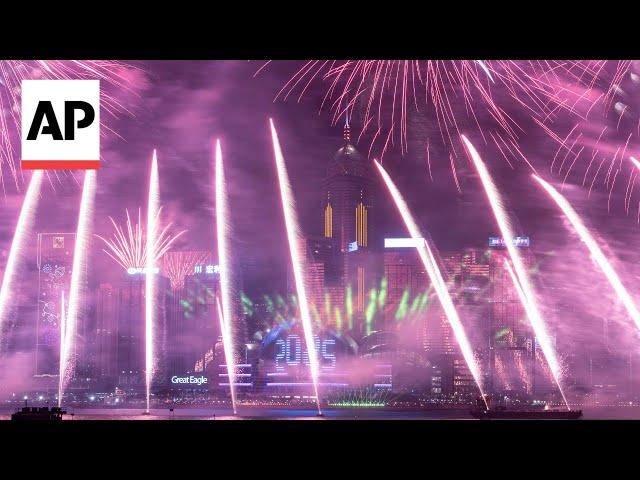 WATCH: Hong Kong, Taiwan, Malaysia and Japan ring in the 2025 New Year