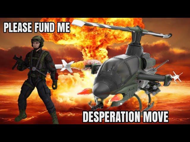 GIJOE CLASSIFIED HASLAB DRAGONFLY DESPERATION PLEASE FUND ME MOVE NO GENERAL HAWK NOW WHAT ???