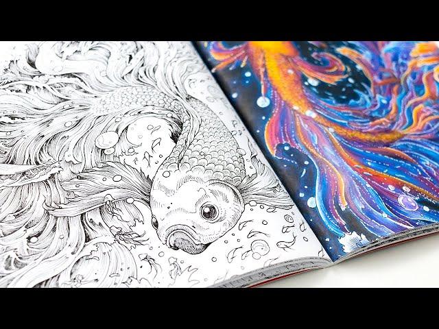 Is This the Most Intricate Adult Coloring Book EVER? (Kerby Rosanes)