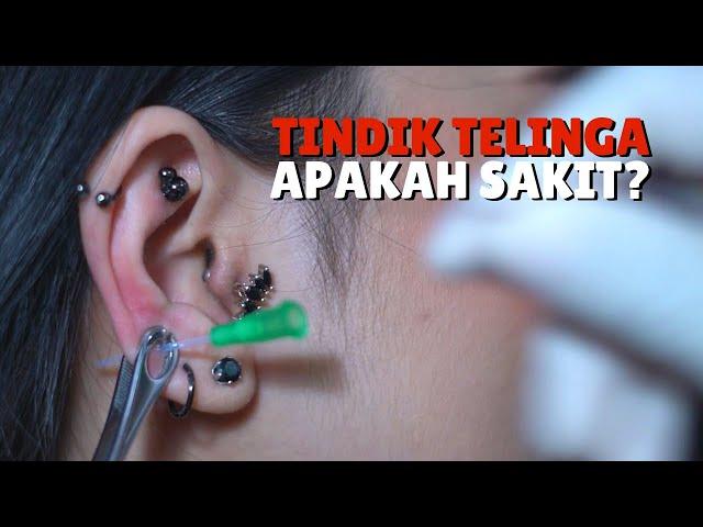 Tindik telinga Apakah sakit? - Upper Lobe Piercing - Tempat Tindik di Bandung - Piercing Studio