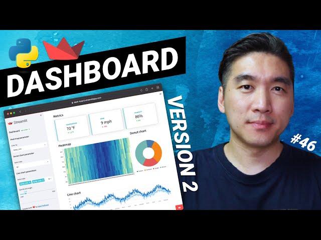 Building a Dashboard web app in Python - Full Streamlit Tutorial