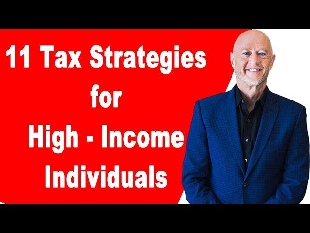 Tax Strategies For High Income Earners to Help Reduce Taxes