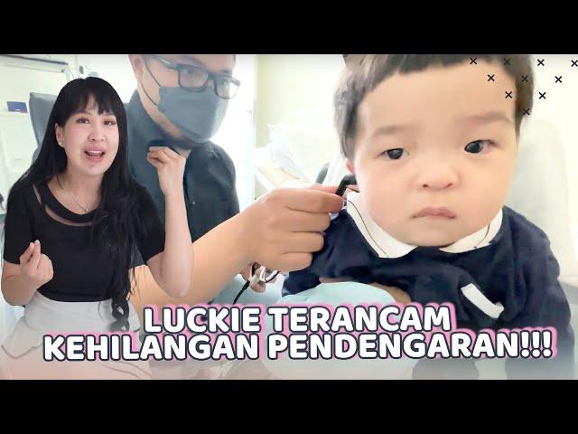 LUCKIE TERANCAM KEHILANGAN PENDENGARAN, MAMI LAKUKAN PEMERIKSAAN BERA TELINGA