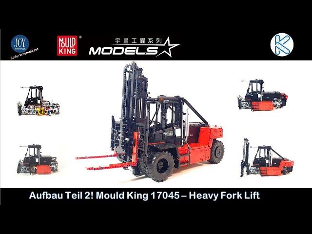 Teil 2 des riesigen Gabelstapler!  Mould King 17044 / 17045 - Heavy Fork Lift