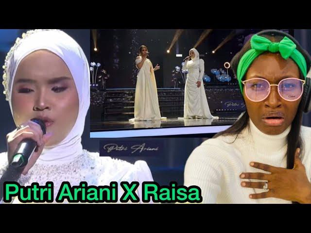 Putri Ariani X Raisa - When You Believe cover (HUT TRANSMEDIA 22 LIVE) Reaction