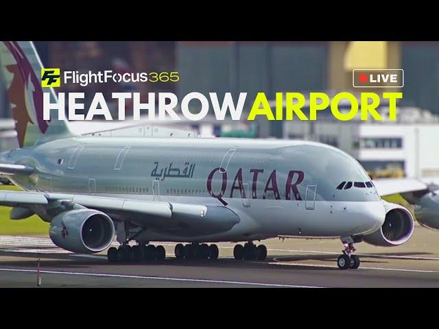 Heathrow Airport Live - Saturday 27th July 2024