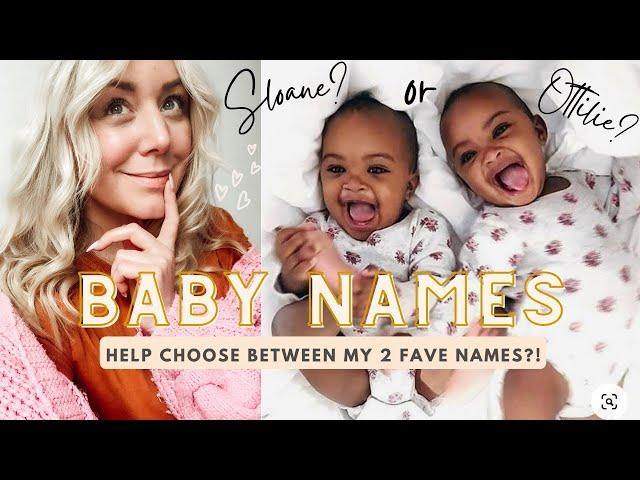 Picking Between Your Top Two BABY NAMES!!  35 Parents Ask The Baby Name Expert - THIS NAME OR THAT?!