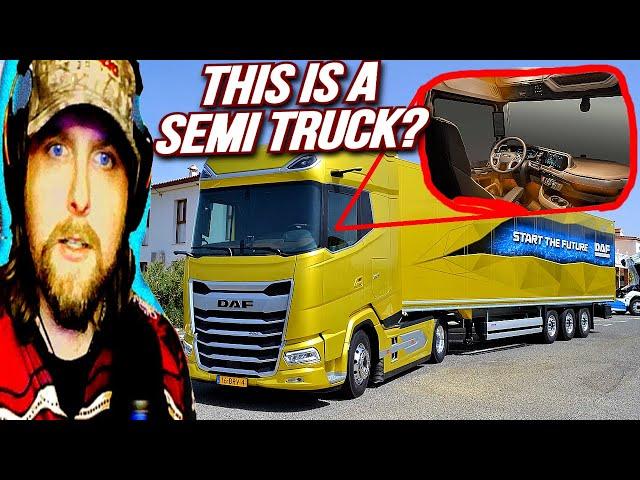 American AMAZED By 2022 DAF Trucks XG+ Interior!