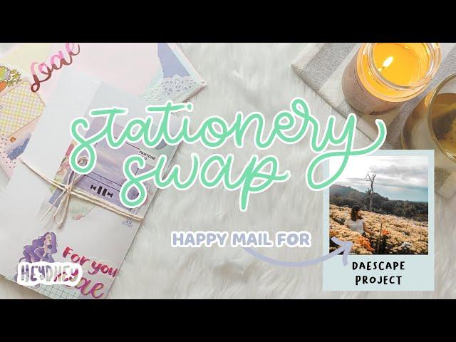 Penpal with me Cute Pastel Theme | Stationery Swap with Daescape Projects | No Talking | Philippines