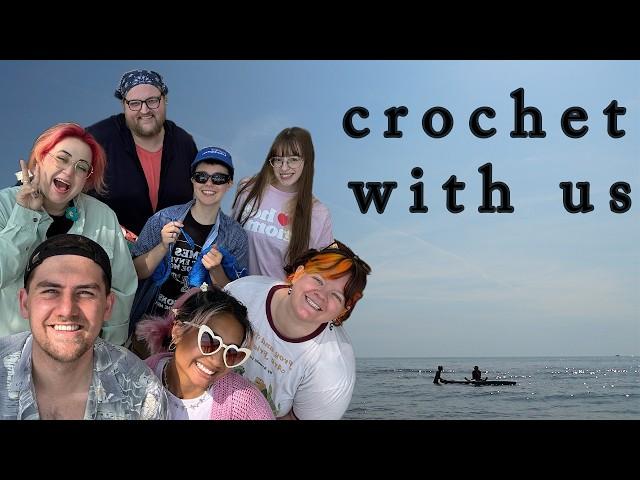 my dream crochet vacation with my friends in Michigan! | crochet vlog