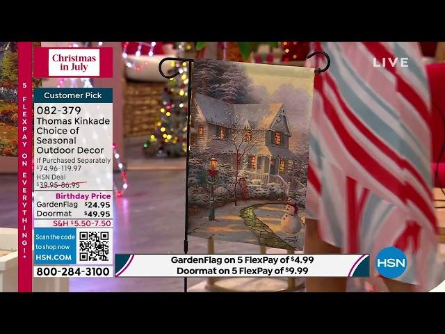 Thomas Kinkade Interchangeable Seasonal Doormat Set