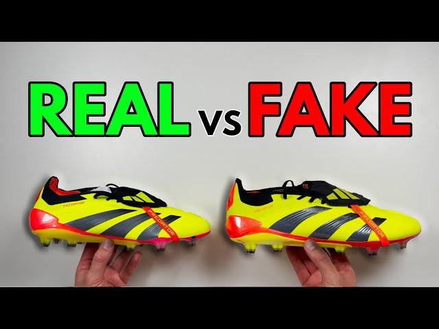 REAL VS FAKE! ADIDAS PREDATOR ELITE FT YELLOW ENERGY CITRUS FOOTBALL BOOT COMPARISON!