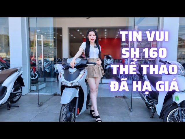 Giá xe SH160 THỂ THAO đã quay đầu giảm mạnh I Thùy Dung Motor