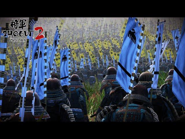 Shogun 2 Total War - Battle of Okehazama 1560 (桶狭間の戦い) | Very hard | HD models