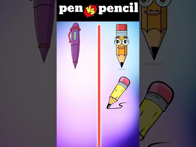 pen  pencil #factboy1 #trendingshorts #shorts #comperison #pen#pencil