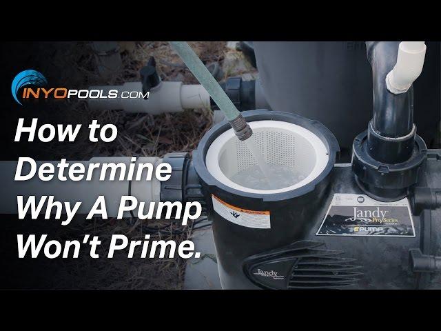 How To: Determine Why A Pool Pump Won't Prime