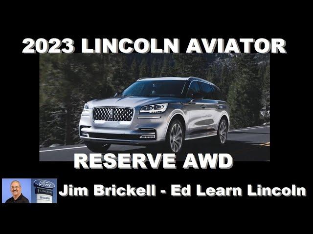 Getting to know your 2023 Lincoln Aviator Reserve