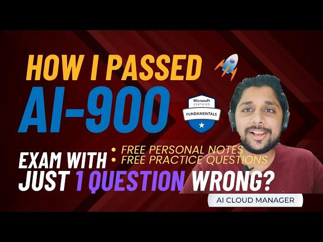 AI-900 EXAM QUESTIONS WITH PERSONAL NOTES PART-1