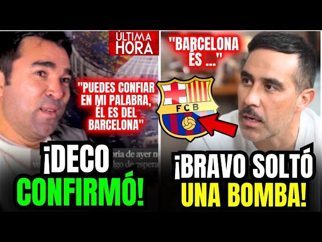 DECO CONFIRMA la PRÓXIMA CONTRATACIÓN del BARCELONA | FLICK DESCARTA OTRO | BRAVO SOLTÓ una BOMBA