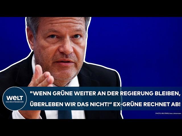 ROBERT HABECK: "Grüne Wirtschaftspolitik führt ins Desaster!" Eine Ex-Grüne rechnet gnadenlos ab!