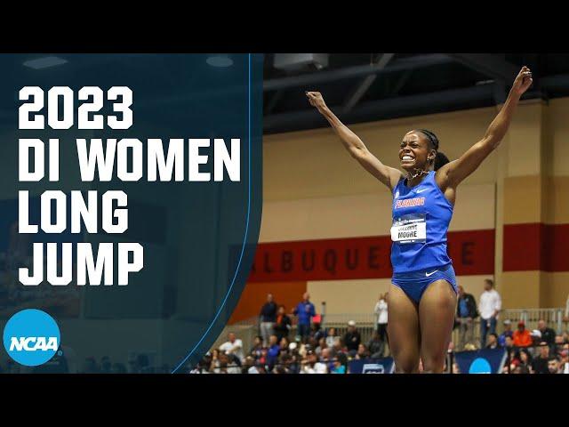 Jasmine Moore breaks collegiate long jump record - 2023 NCAA Indoor Track and Field Championships