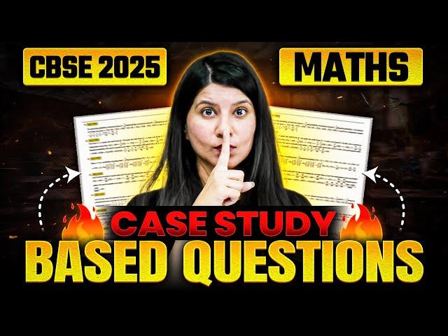 Case Study Based Questions | Maths | CBSE 2025 | Namrata Ma'am  #cbse2025