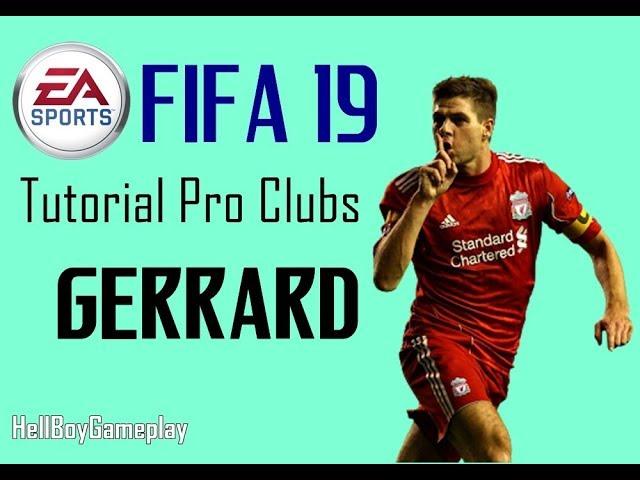 Fifa 19 | Tutorial face Steven Gerrard - Liverpool  ( LEGEND ) | Pro clubs