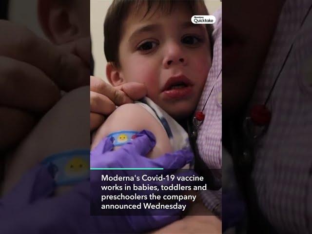 Moderna’s Covid Vaccine Bolsters Immune Response in Kids Under 6