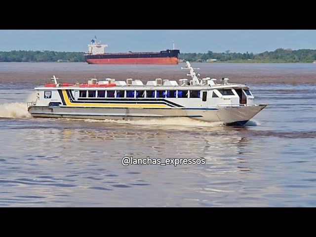 ANNA KAROLINE VI COM SEUS 2 YANMAR DE 600HP CHEGANDO DE PARINTINS