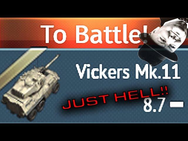 THE VICKER MK11 STOCK IS HELL!!!! - WAR THUNDER