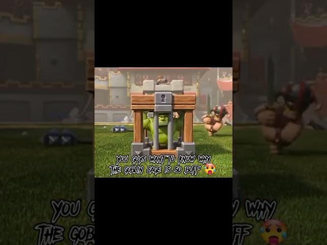 The real reason the goblin cage is so buff  clash royale