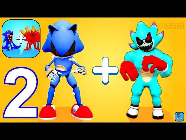 Merge Super - Monster Fight Sonic Tails EXE - Gameplay Walkthrough Part 2 Levels 15-29 (iOS,Android)