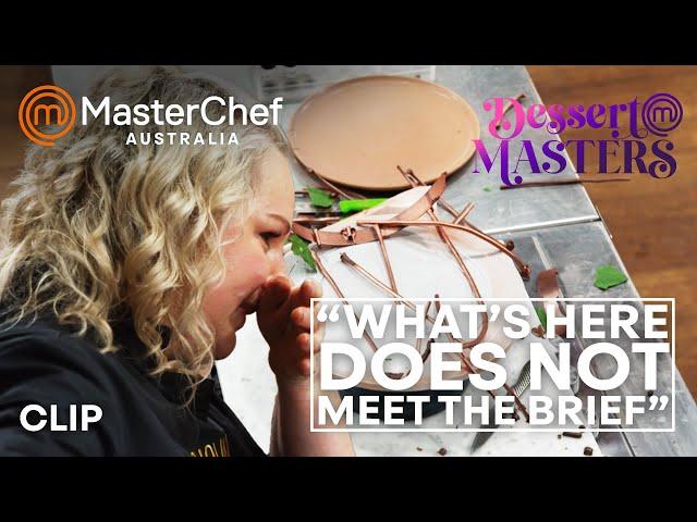 Kirsten Tibbals Destroys Her Dessert | MasterChef Australia Dessert Masters | MasterChef World