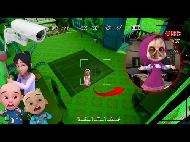 HANTU MASHA TEREKAM CCTV DIRUMAH UPIN DAN IPIN