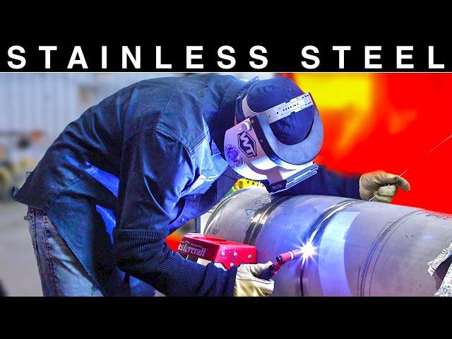 Tig Welding 16” Big Bore Stainless Steel Pipe