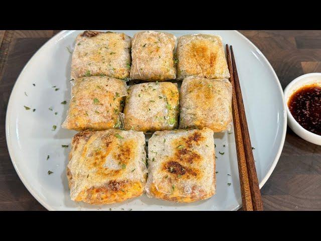 How to Make KIMCHI Dumplings Without Flour! | No 밀가루 김치만두