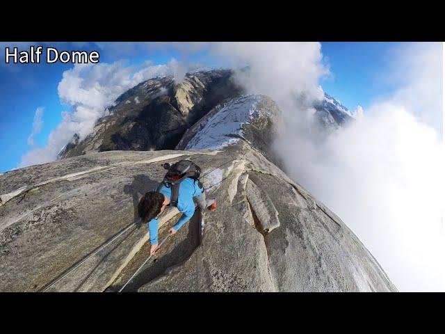 Climbing Half Dome//Yosemite National Park