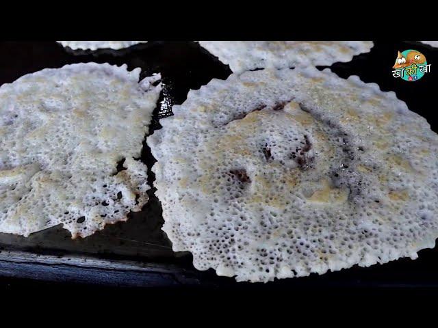 कोल्हापूरचाप्रसिद्ध दावणगिरी डबल लोणी डोसा kolhapur famous davangiri loni dosa | chaitanya food vlog