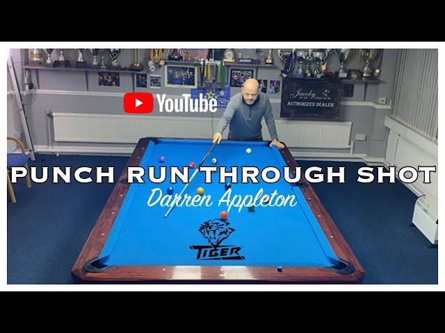 Long distance punch run through shot | TIGER CUE TIP OF THE MONTH