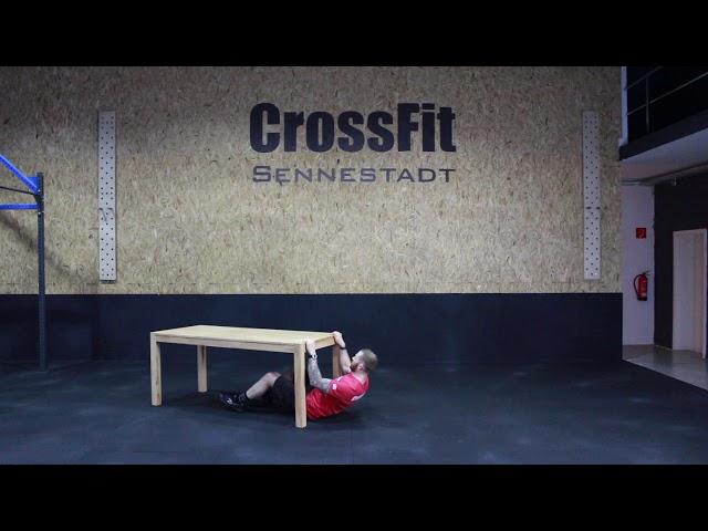 CrossFit Sennestadt - Tisch Rudern