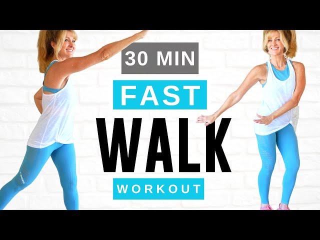 30 Minute LOSE WEIGHT Indoor Walking Workout For Women Over 50! Fabulous50s