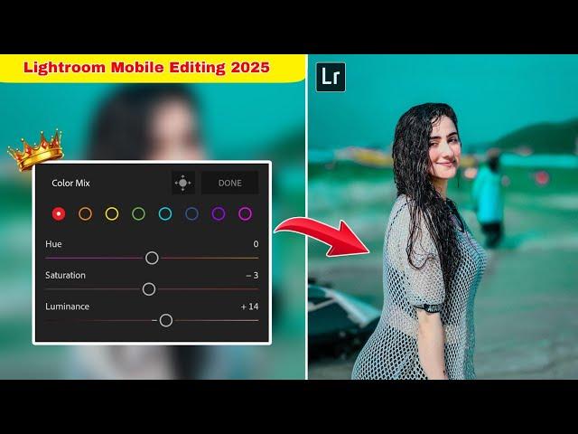 Lightroom Blue And Aqua Tone Photo Editing || Lightroom New Photo Editing 2025 || DN Editor