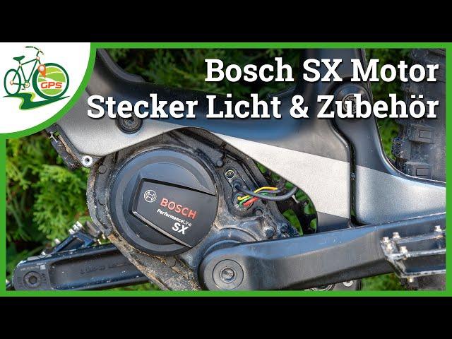 Bosch SX-Motor eBike  Anschlüsse & Stecker erklärt  Zubehör nachrüsten 