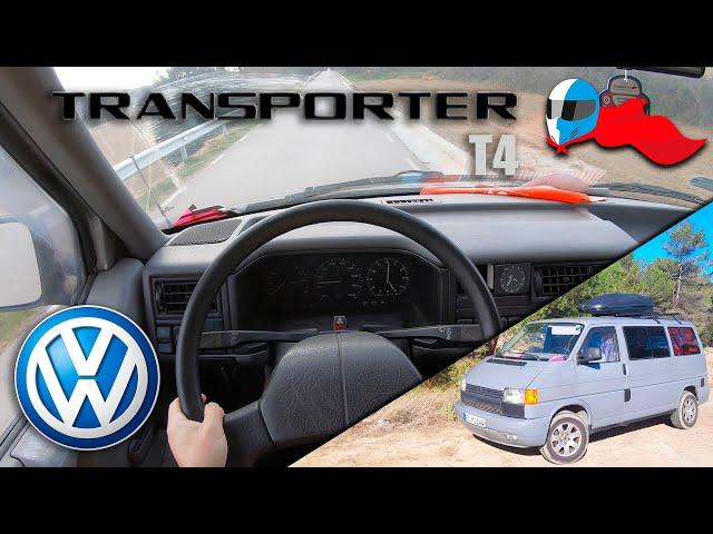 1992 Volkswagen Transporter T4 1.9D (44kW) POV 4K[Test Drive Hero] #162 SLOWEST VAN I'VE EVER DRIVEN