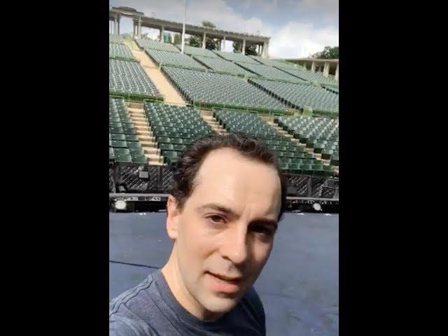 Rob McClure Tours The Muny On BroadwayBox's Instagram Live Story (P2)