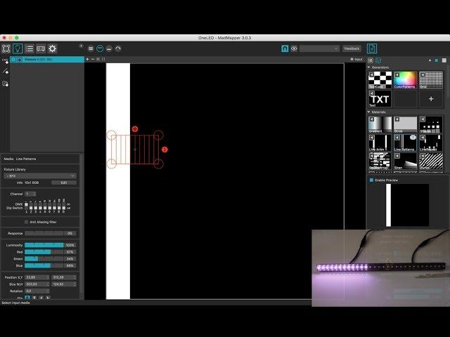 One LED bar - MADTutorial Basics