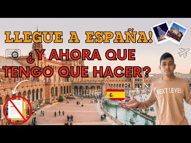 EMIGRAR A ESPAÑA: lo que DEBES hacer al LLEGAR a ESPAÑA️