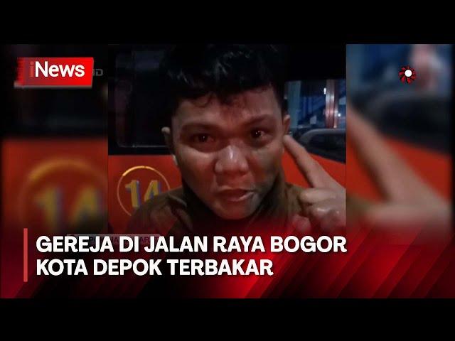 Gereja di Depok Kebakaran, Mesin Pompa Damkar Sempat Macet 20 Menit - iNews Pagi 24/07