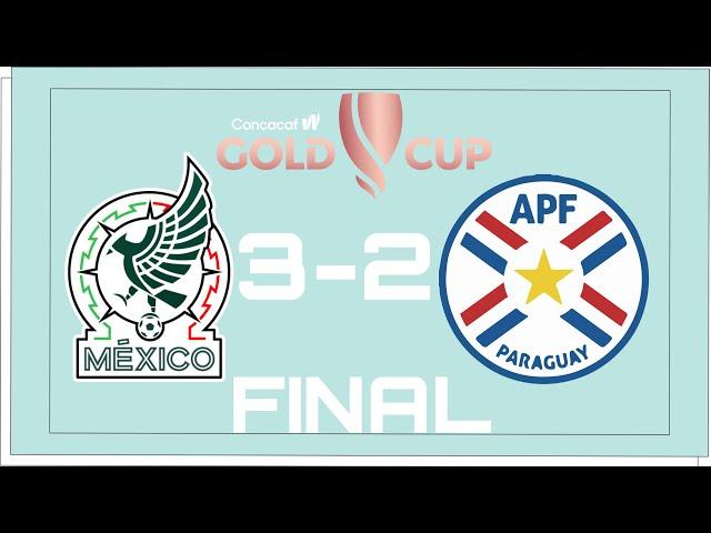 México 3-2 Paraguay, vamos a semifinales / Copa Oro W